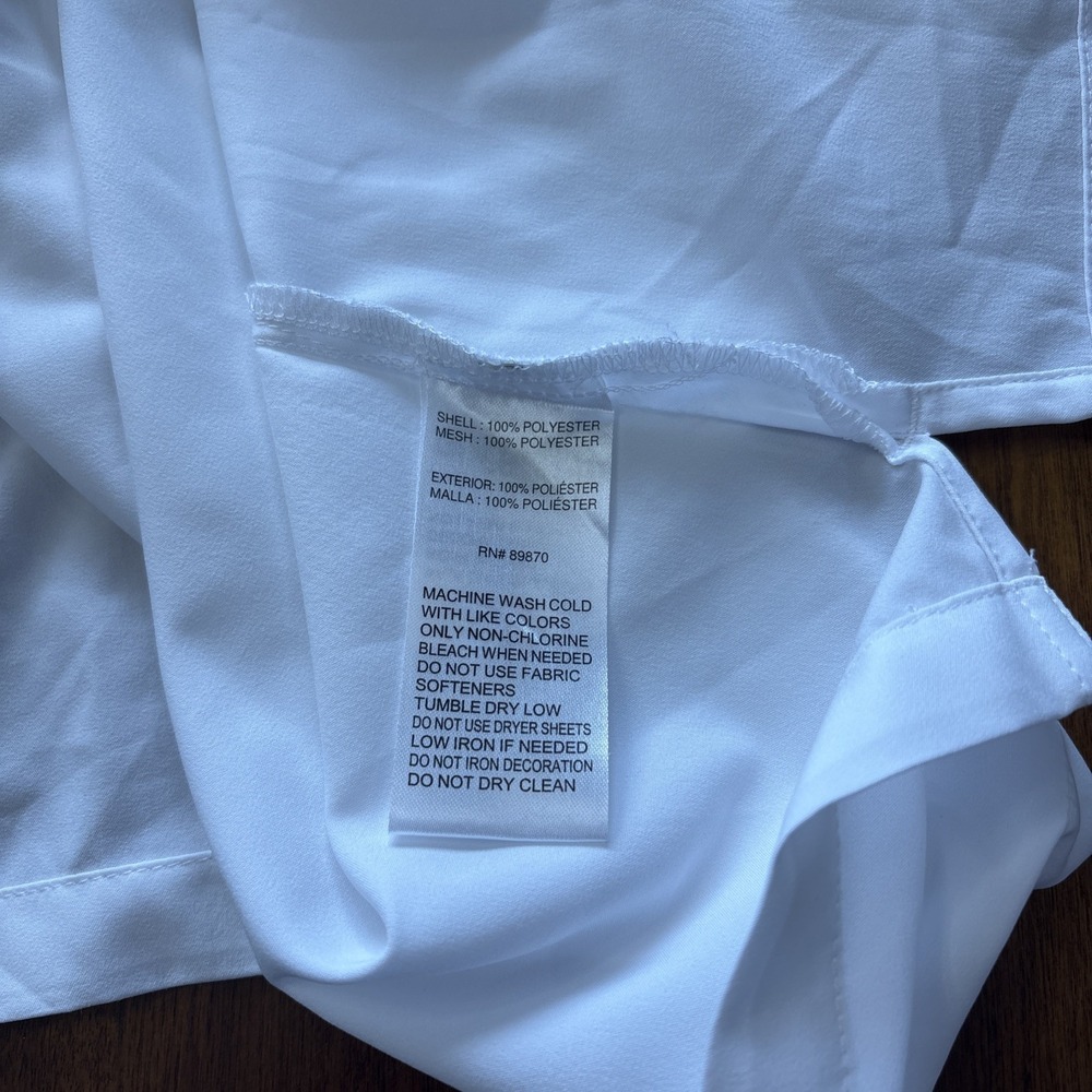 Bimini Bay Men's Fishing Boating Short Sleeve Button Down Shirt Wicking Size 2XL - Picture 9 of 9